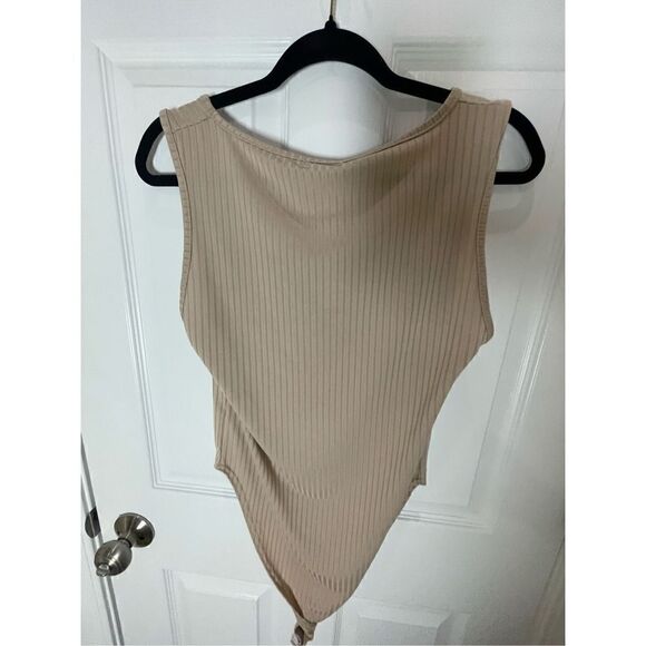 Boohoo women’s lot bundle tall square neck rib bodysuit and double layer frill b - Picture 3 of 14